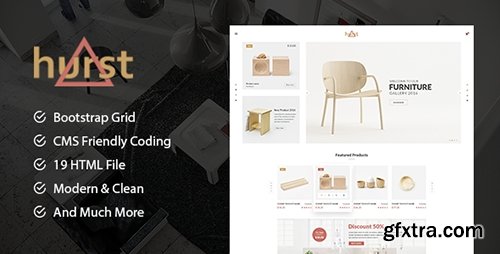 ThemeForest - Hurst - eCommerce Furniture Template (Update: 12 August 16) - 16921717