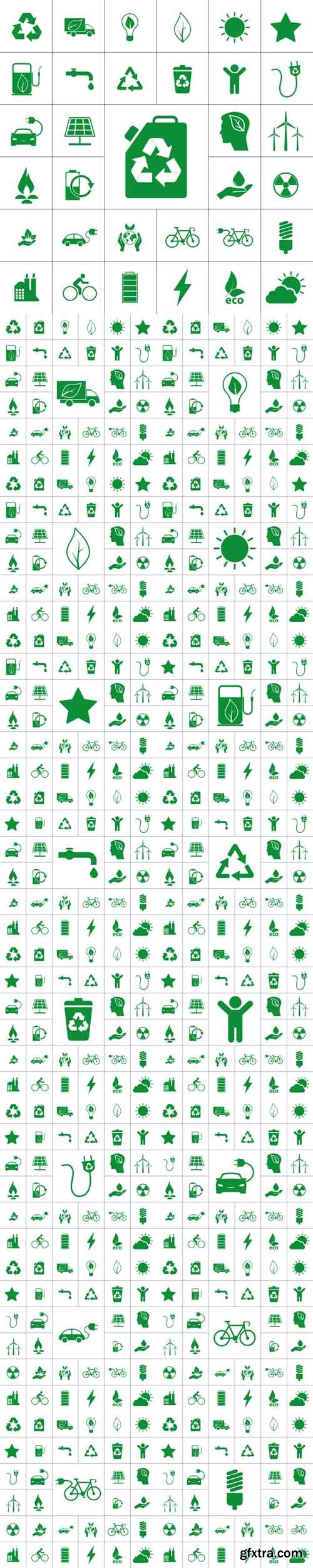 Vector Set - Ecology Icons