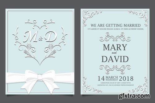 Collection of vector banner picture card flyer poster invitation card #3-25 EPS