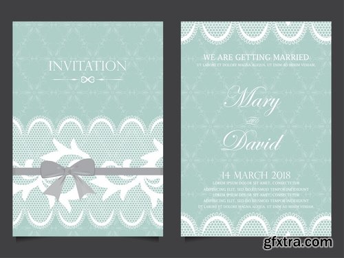 Collection of vector banner picture card flyer poster invitation card #3-25 EPS
