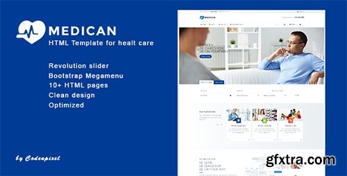 ThemeForest - Medican v1.0 - Health, Medical,Booking, Hospital Template - 9768380