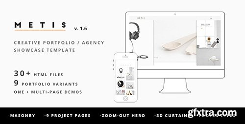 ThemeForest - Metis v1.6 - Creative Portfolio / Agency Template - 10282106