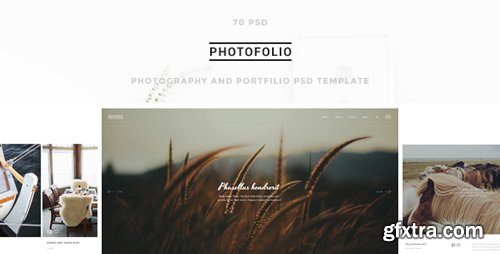 ThemeForest - Photofolio - Photography & Portfolio PSD Template 14008788