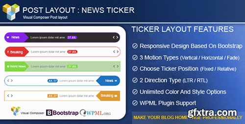 CodeCanyon - Post Layout : News Ticker for Visual Composer v2.5 - 8535779