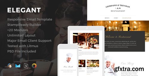 ThemeForest - Elegant v1.0 - Restaurant Email Template - 13176847