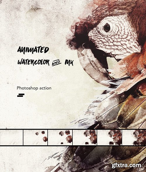 GraphicRiver - Animated Watercolor and Ink Effect Photoshop Action - 17786713