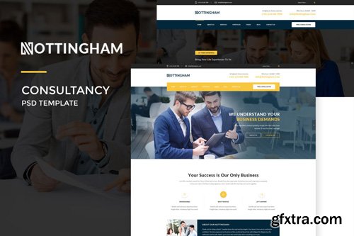 Nottingham : Consultancy PSD Template