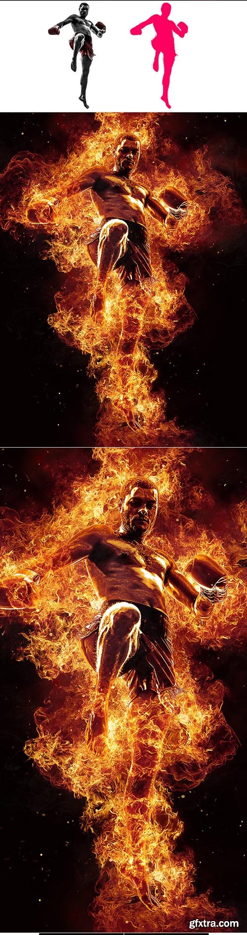 GraphicRiver - Flames Photoshop Action - 17727952