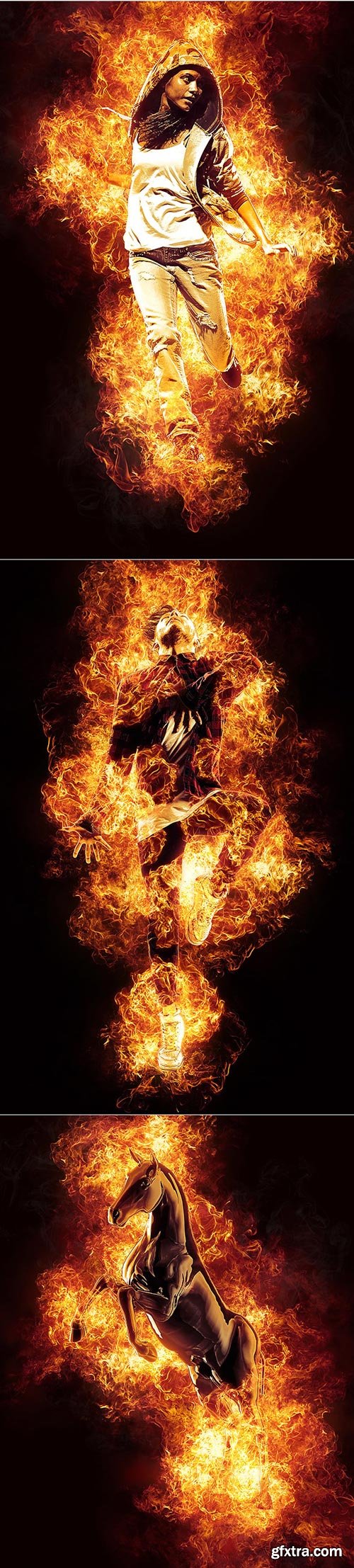 GraphicRiver - Flames Photoshop Action - 17727952