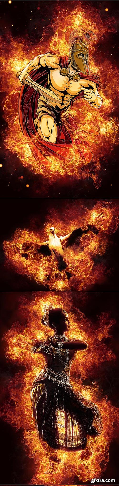 GraphicRiver - Flames Photoshop Action - 17727952