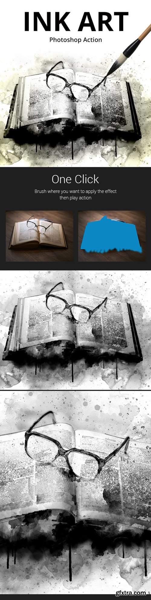 GraphicRiver - Ink Art Photoshop Action - 17622038