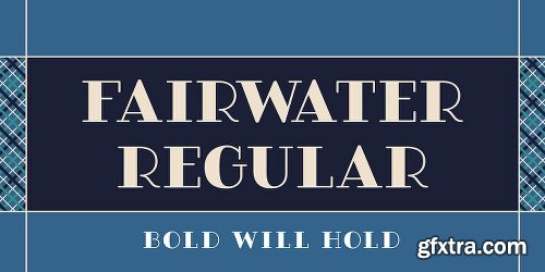 Fairwater Font Family - 18 Fonts