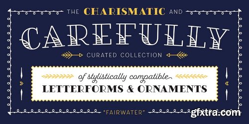 Fairwater Font Family - 18 Fonts