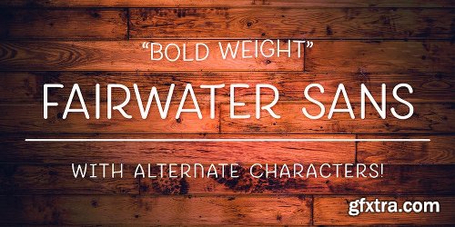 Fairwater Font Family - 18 Fonts