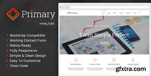 ThemeForest - Primary v1.0.3 - Business HTML/CSS Template - 11810558