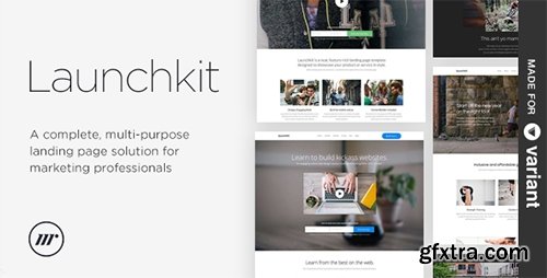 ThemeForest - Launchkit v1.4.0 - Landing Page, Variant Builder - 10232103