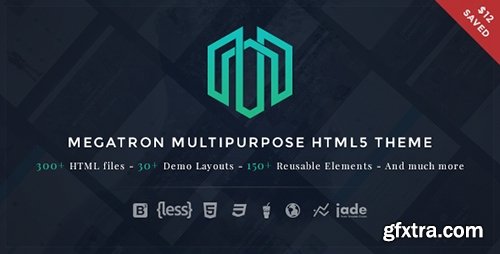 ThemeForest - Megatron v1.1.7 - Multipurpose HTML5 Template - 13669597