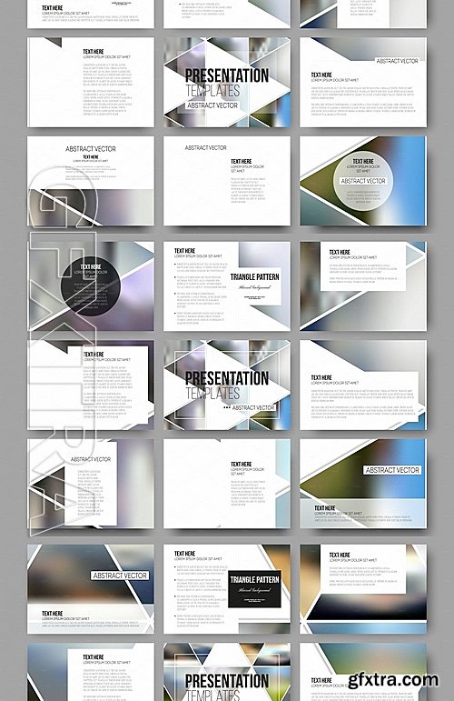 CM - Bundle of 42 blurred templates 693071