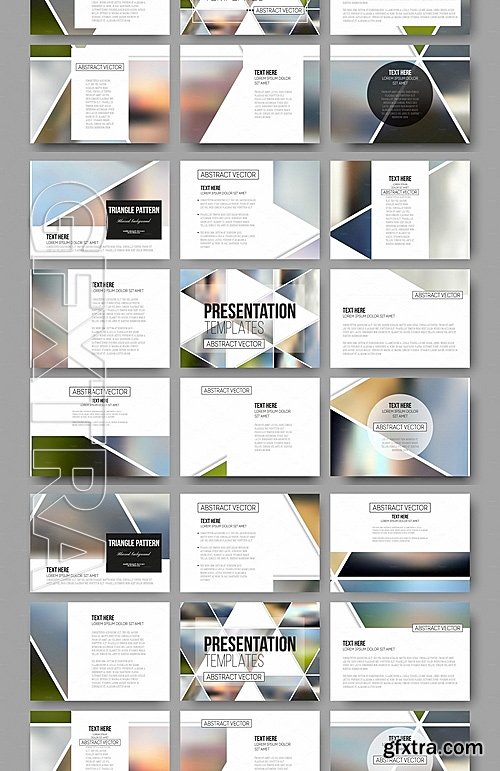 CM - Bundle of 42 blurred templates 693071