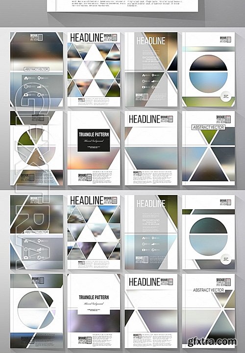 CM - Bundle of 42 blurred templates 693071