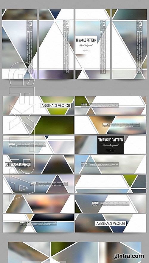 CM - Bundle of 42 blurred templates 693071