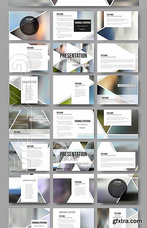 CM - Bundle of 42 blurred templates 693071