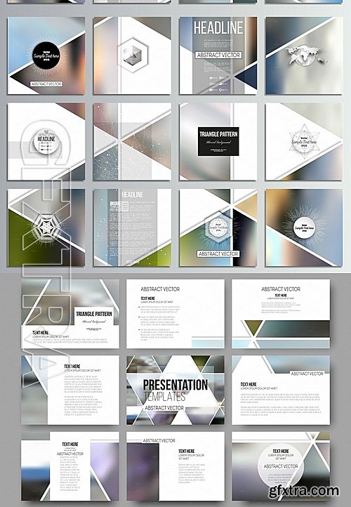 CM - Bundle of 42 blurred templates 693071