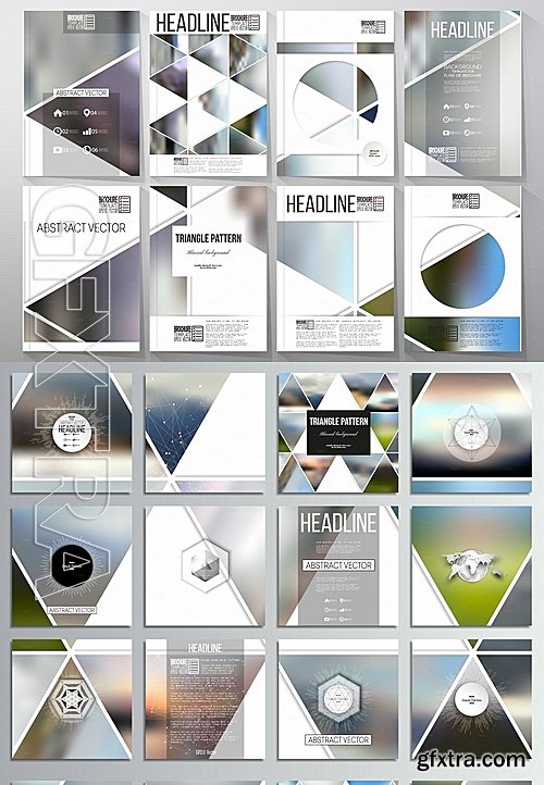 CM - Bundle of 42 blurred templates 693071