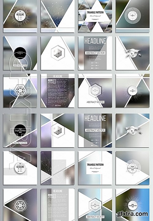 CM - Bundle of 42 blurred templates 693071