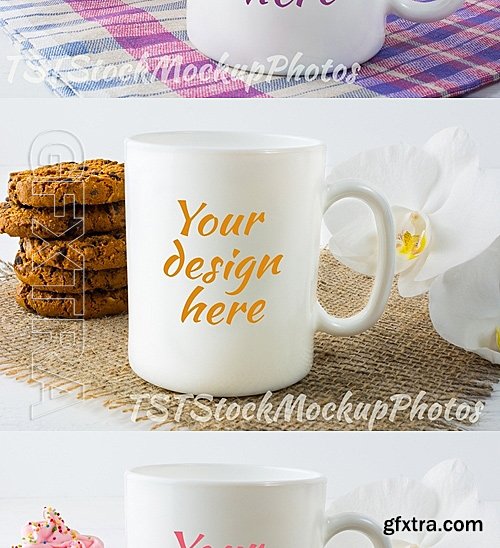 CM - White coffee mug bundle 696150