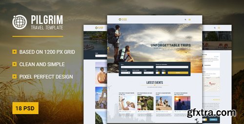 ThemeForest - Pilgrim — Travel Agency/Tour Operator/Travel Booking PSD Template 17070254