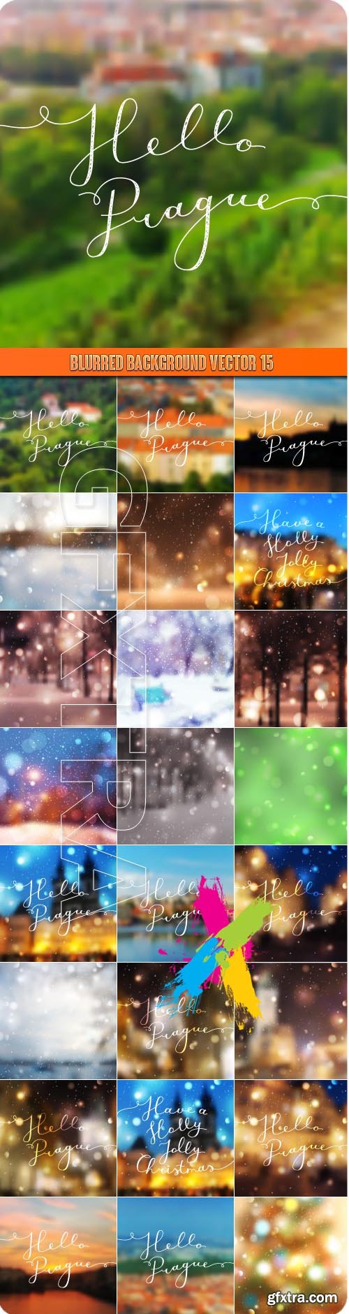 Blurred background vector 15