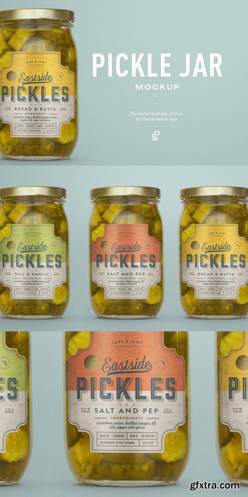 CM - Pickle Jar Mockup 912149