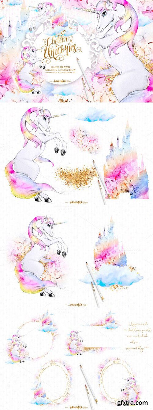 CM - Unicorns Clipart 910410