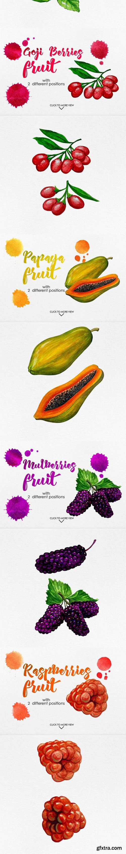 CM - Watercolor Fruits Vol. 3 909480