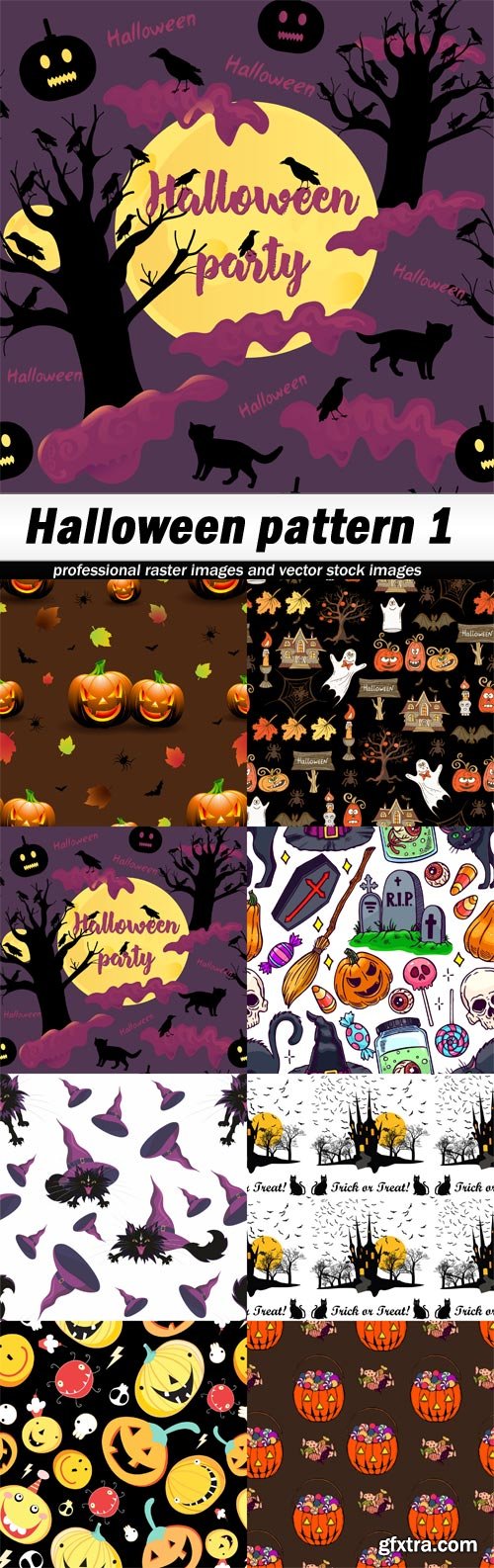 Halloween pattern 1 - 8 UHQ JPEG