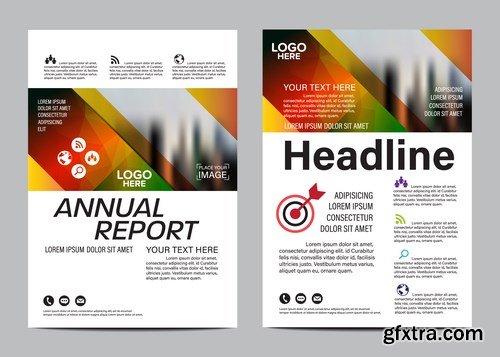 Corporate Templates of Brochures 15 - 20xEPS