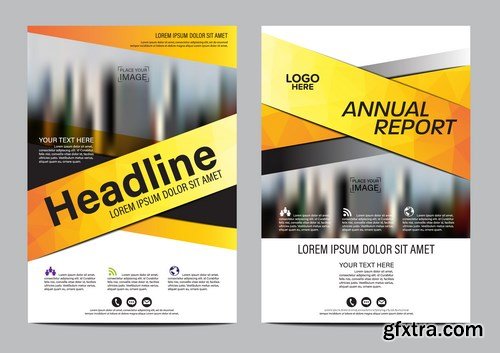 Corporate Templates of Brochures 15 - 20xEPS