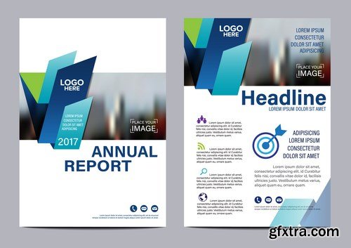 Corporate Templates of Brochures 15 - 20xEPS