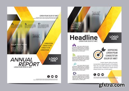 Corporate Templates of Brochures 15 - 20xEPS