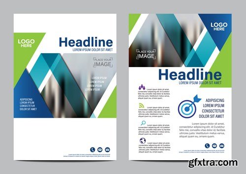 Corporate Templates of Brochures 15 - 20xEPS