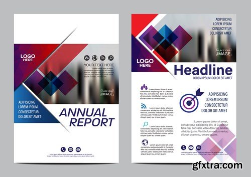 Corporate Templates of Brochures 15 - 20xEPS