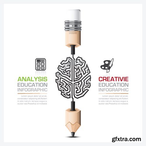 Creative Design Infographics Elements - 25xEPS