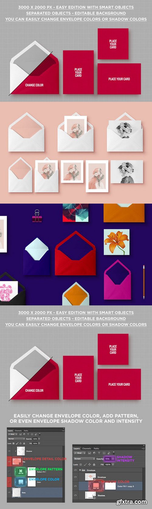 CM - Mockup - Greeting Cards & Envelope 477957