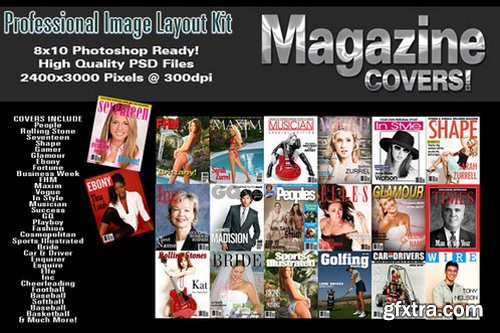 CM - Magazine Covers V1 Photoshop Templat 911137