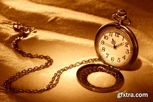 Collection of pocket watches gold chain vintage antiques 25 HQ Jpeg