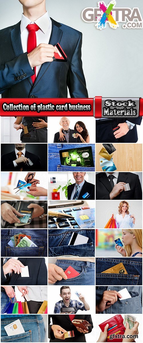 Collection of plastic card business money businessman 25 HQ Jpeg