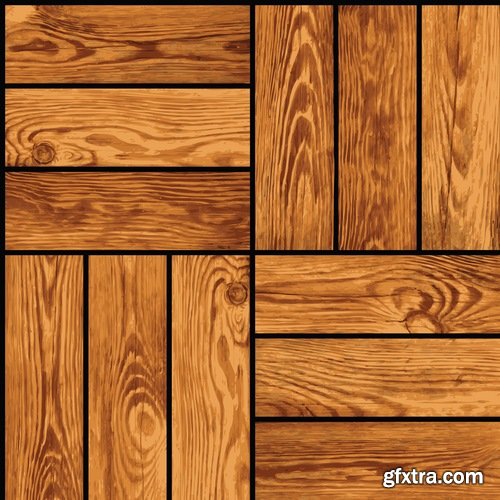 Collection of wood texture pattern background is a vector image 25 EPS