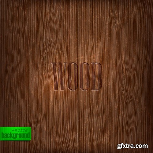 Collection of wood texture pattern background is a vector image 25 EPS