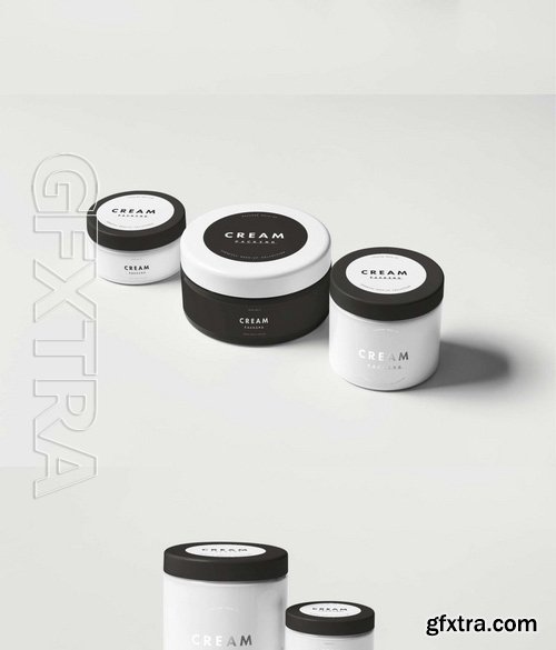 Cosmetic Jars Mock-up